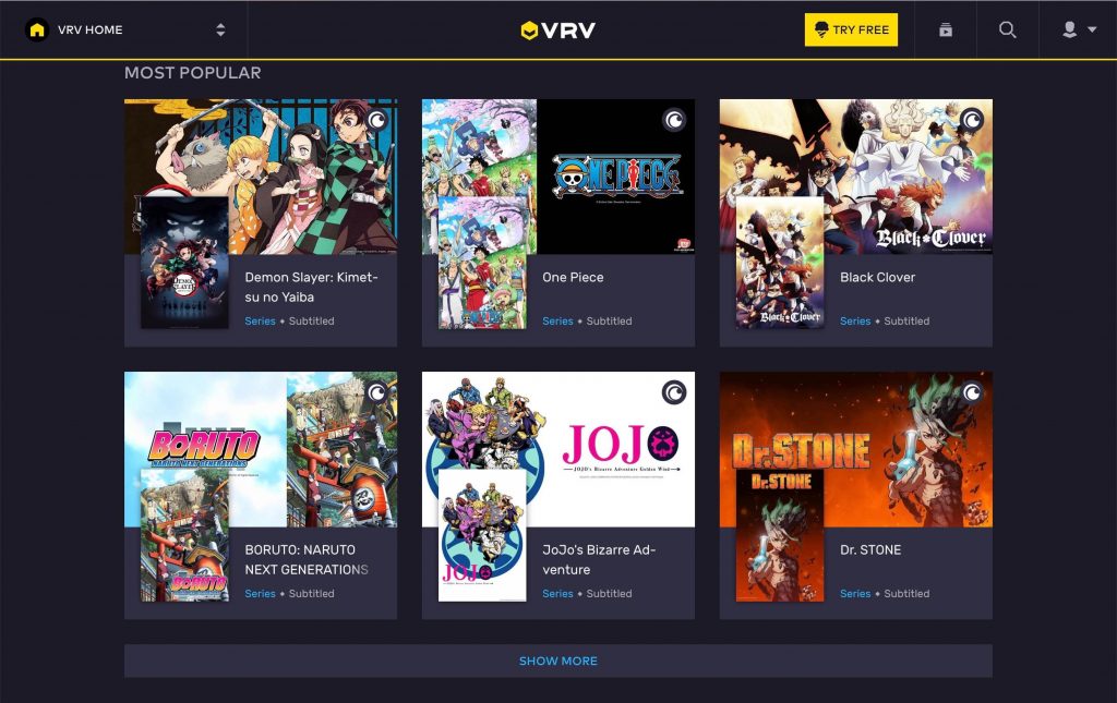 Watch VRV outside the US with Unlocator.